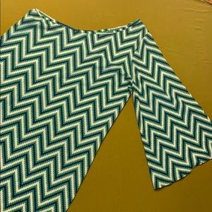 Asymmetrical Zig Zag Dress